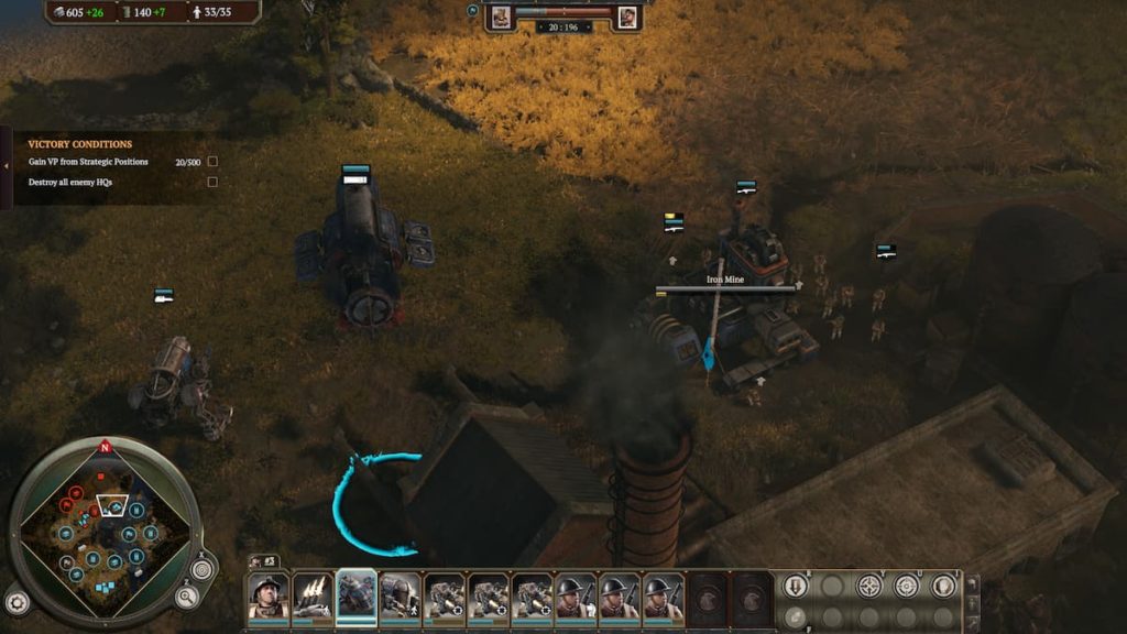 mechs and soldiers in Iron Harvest