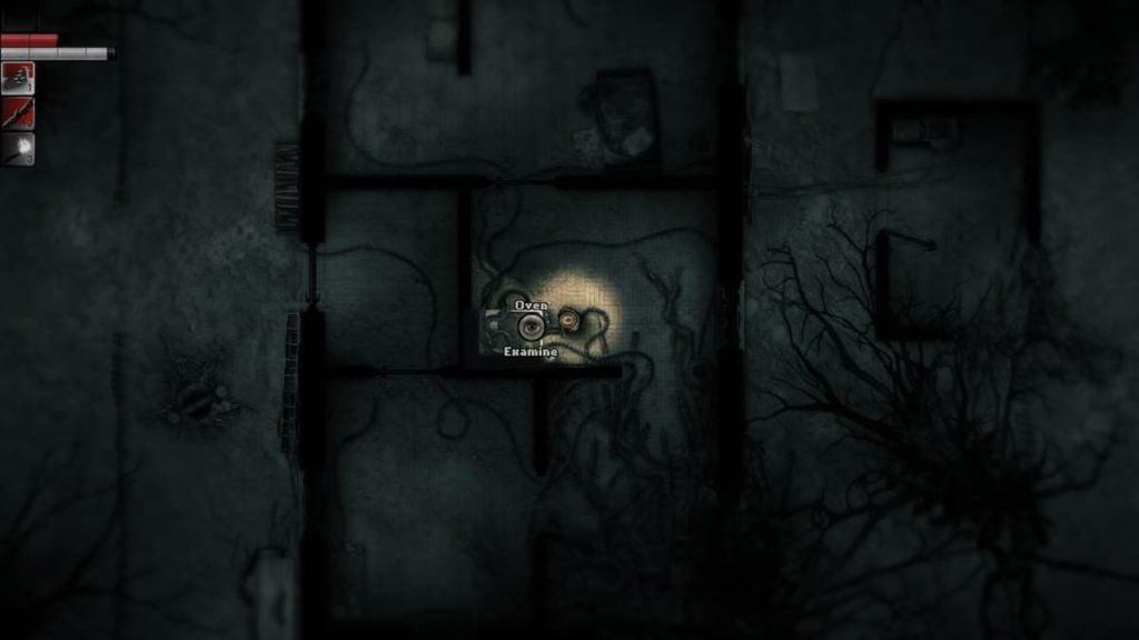 oven in darkwood