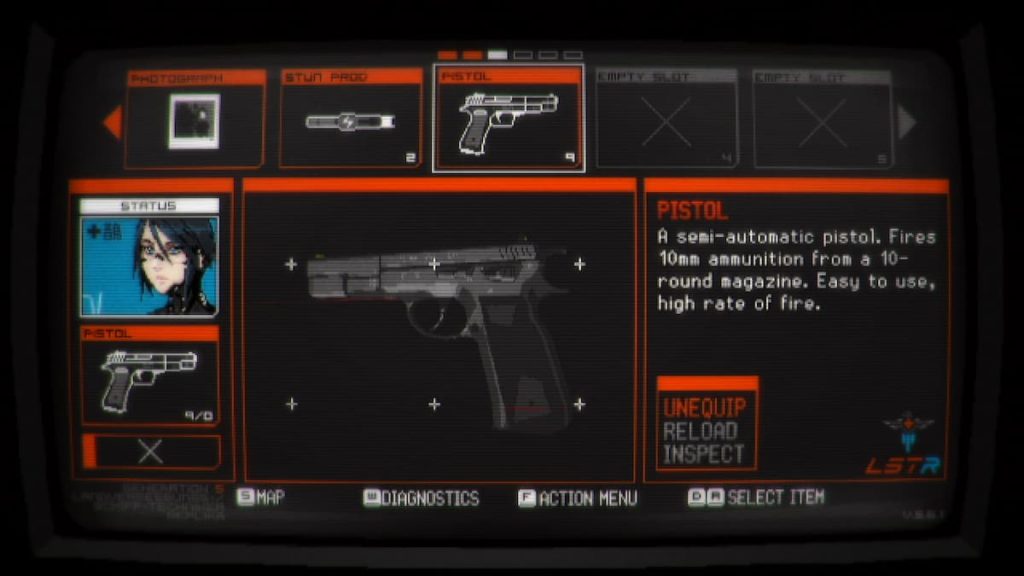 pistol in signalis