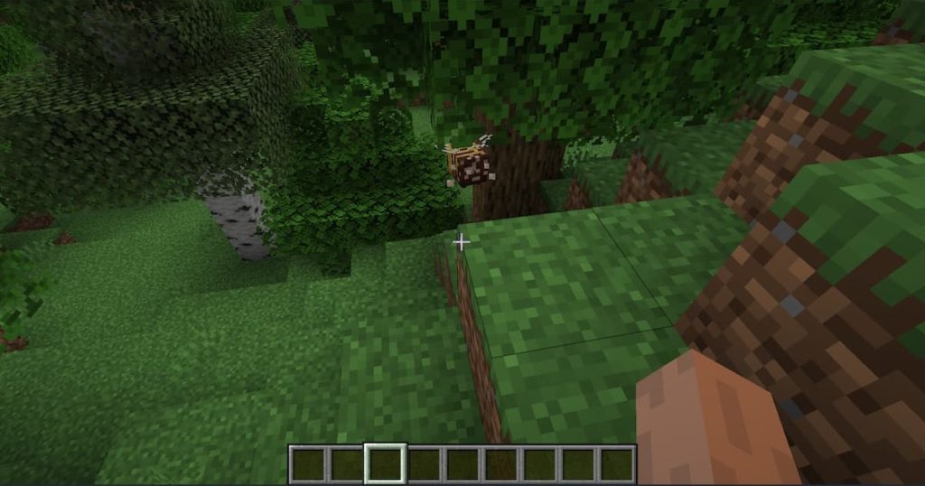 pollinated bee in Minecraft