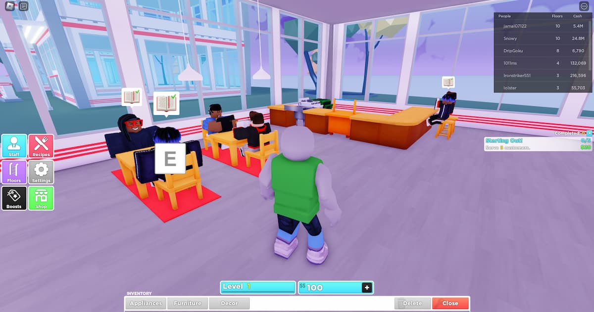 How To Get More Customers In My Restaurant Robloxnull