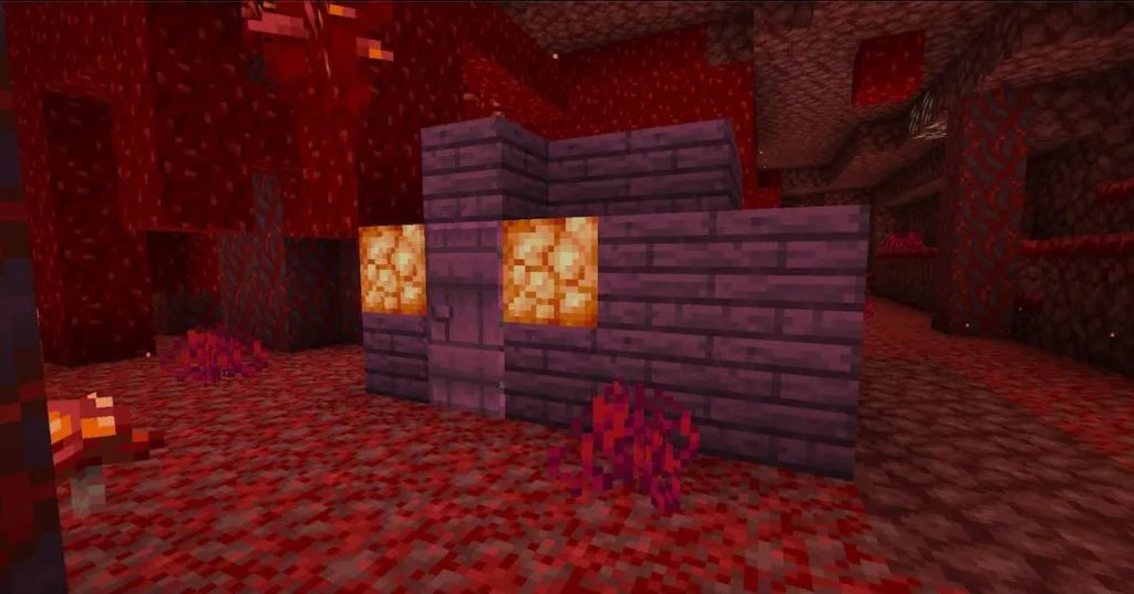 shelter in nether in minecraft