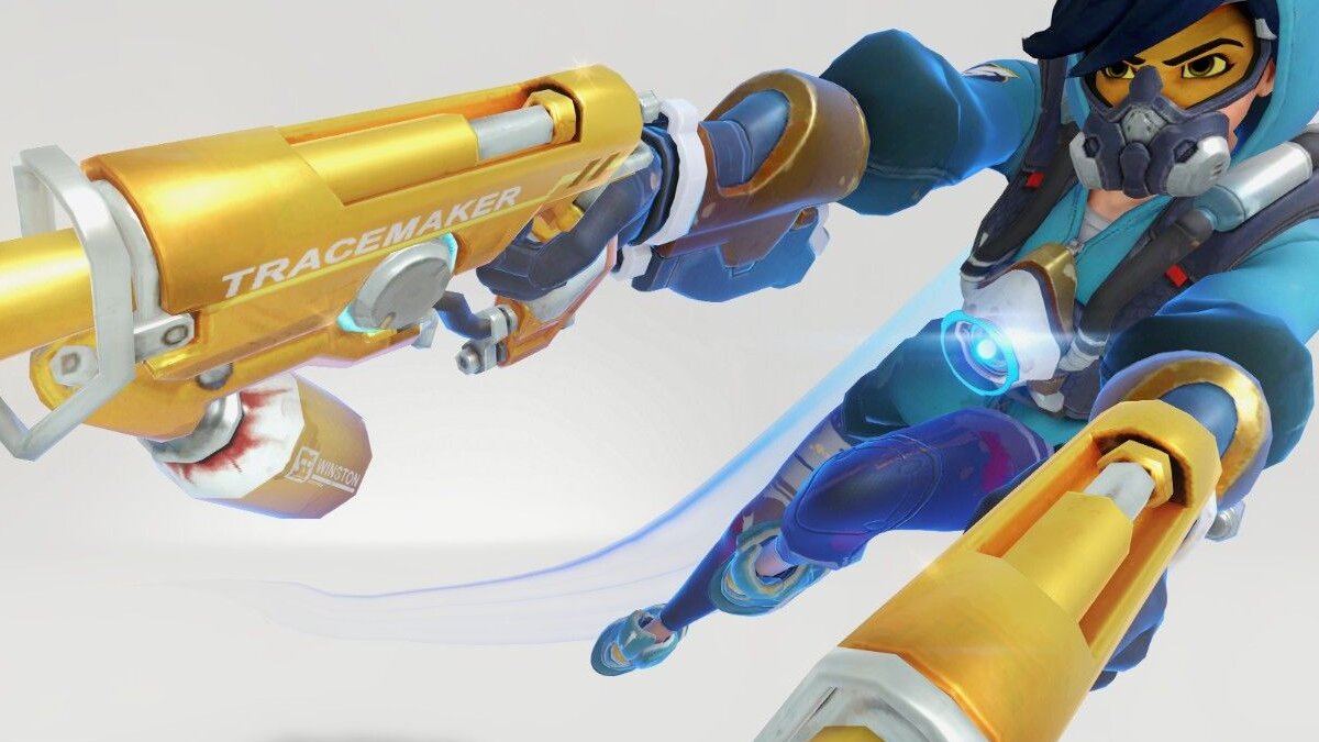 Tracer's gold guns from Overwatch