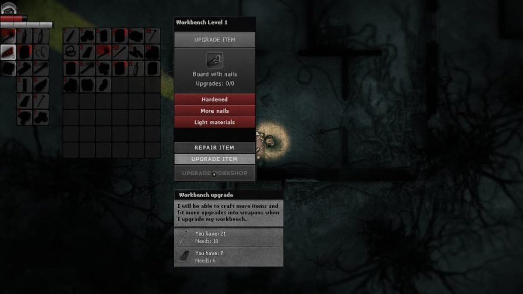 upgrade workbench in darkwood