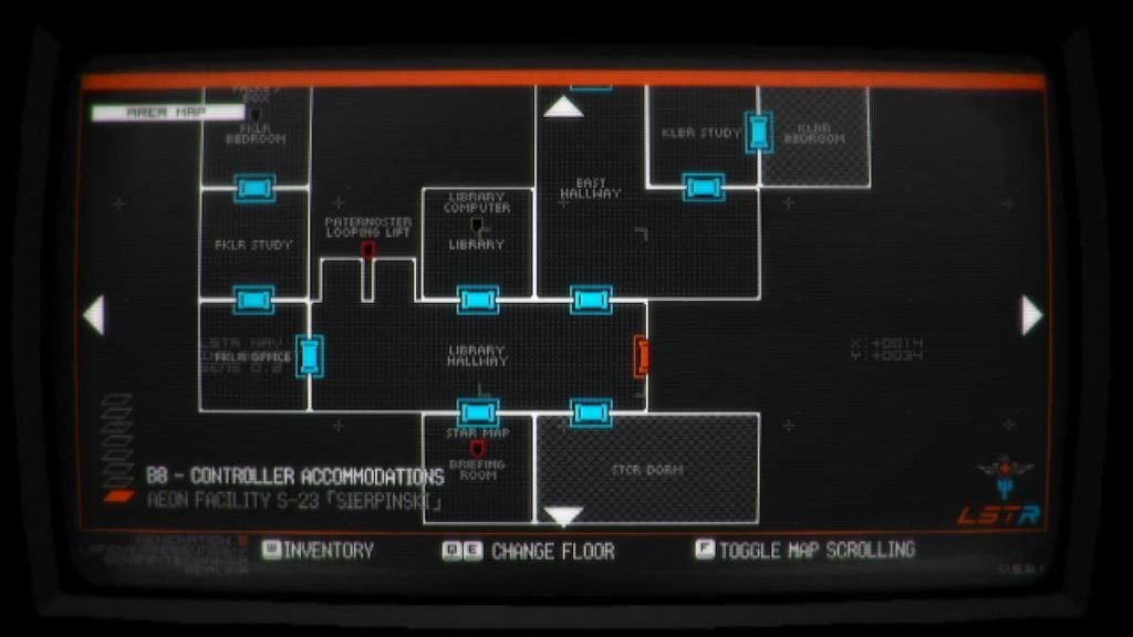 B8 lower map in signalis