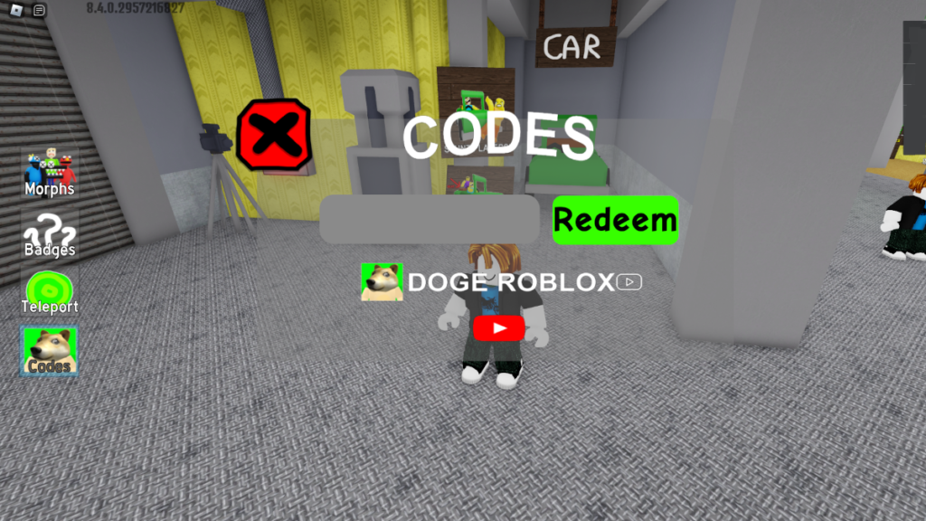 Roblox : Code Backrooms Morphs December 2023 - Alucare