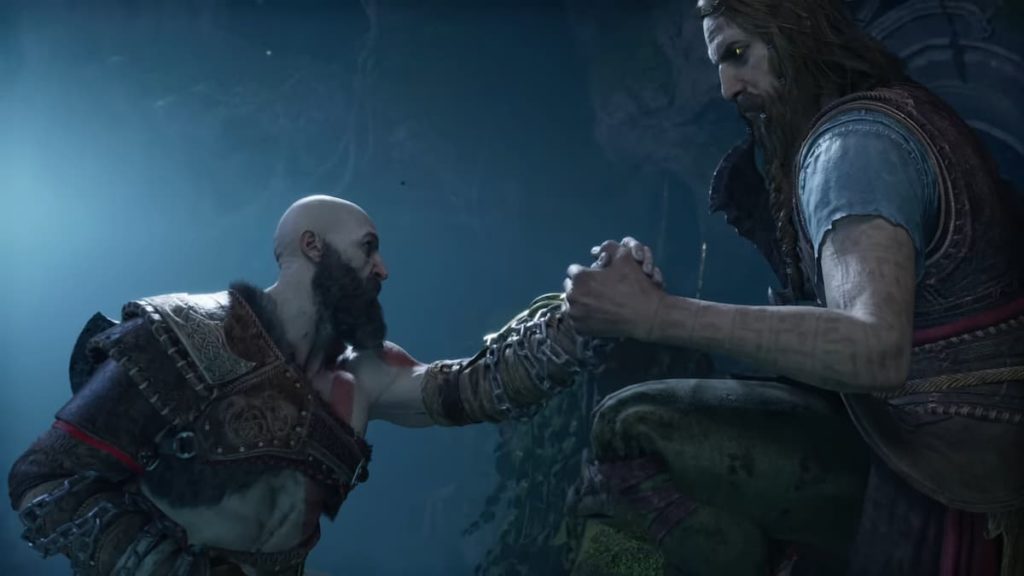 God of War Ragnarök Kratos and Tyr