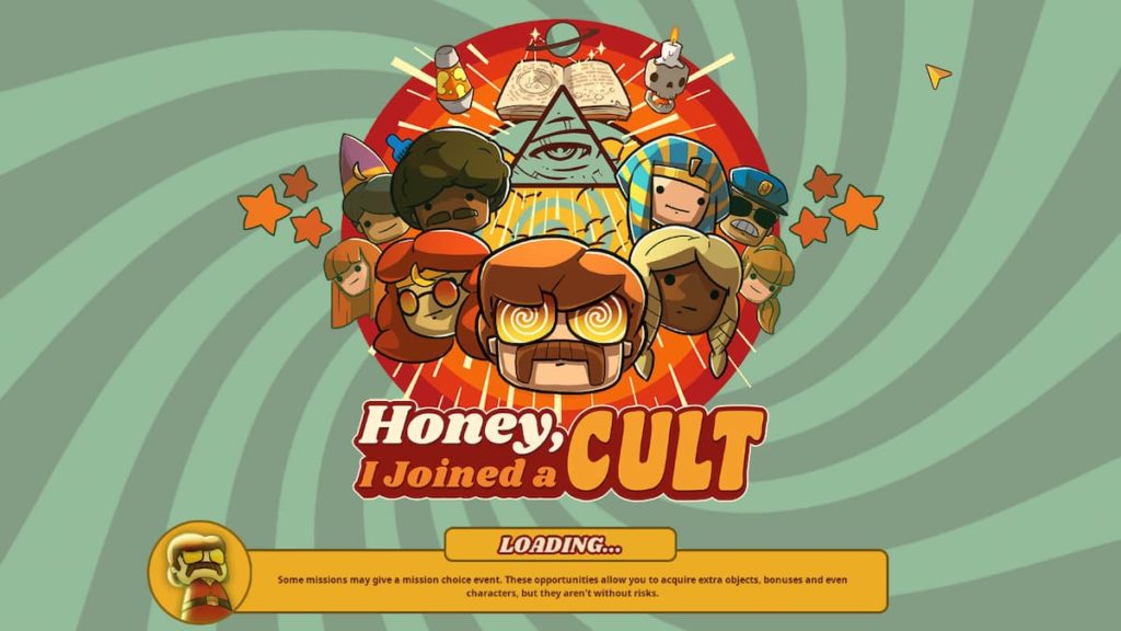 Loading Screen in Honey, I Joined a Cult