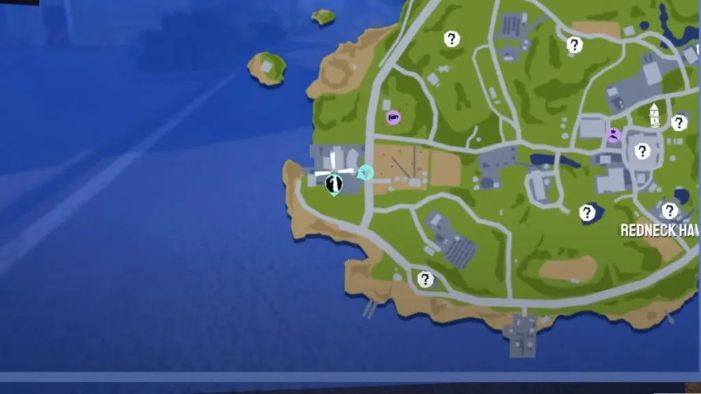 Needle in a Crate stack event location marked on map 