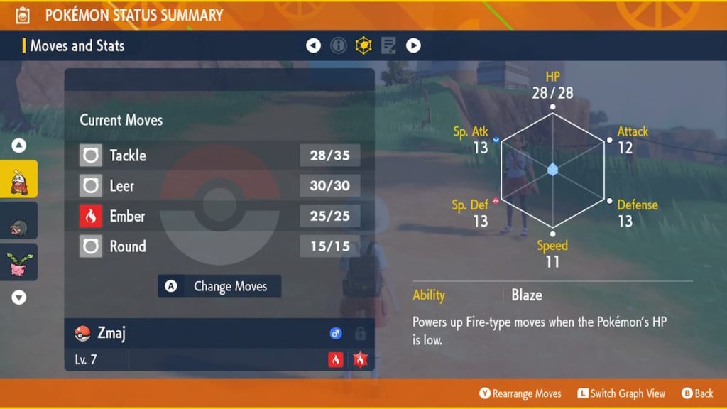 How to Check Pokemon's Stats, IVs, EVs, and Natures in Scarlet and