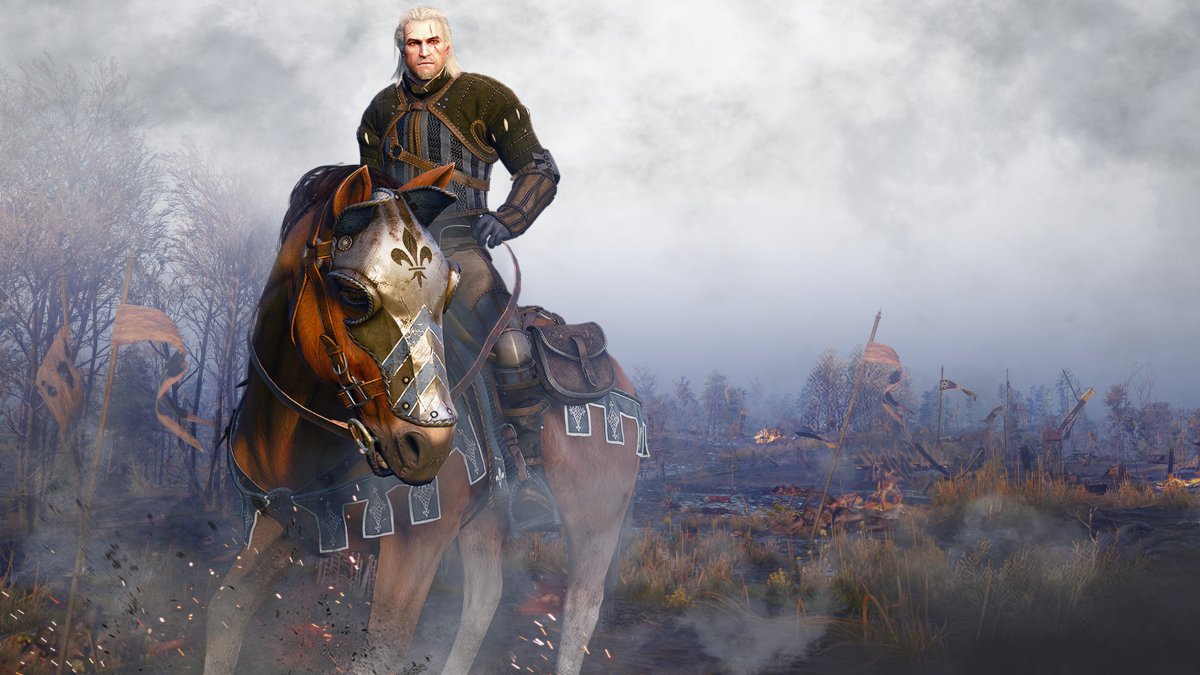 Geralt in Temerian Armor Set