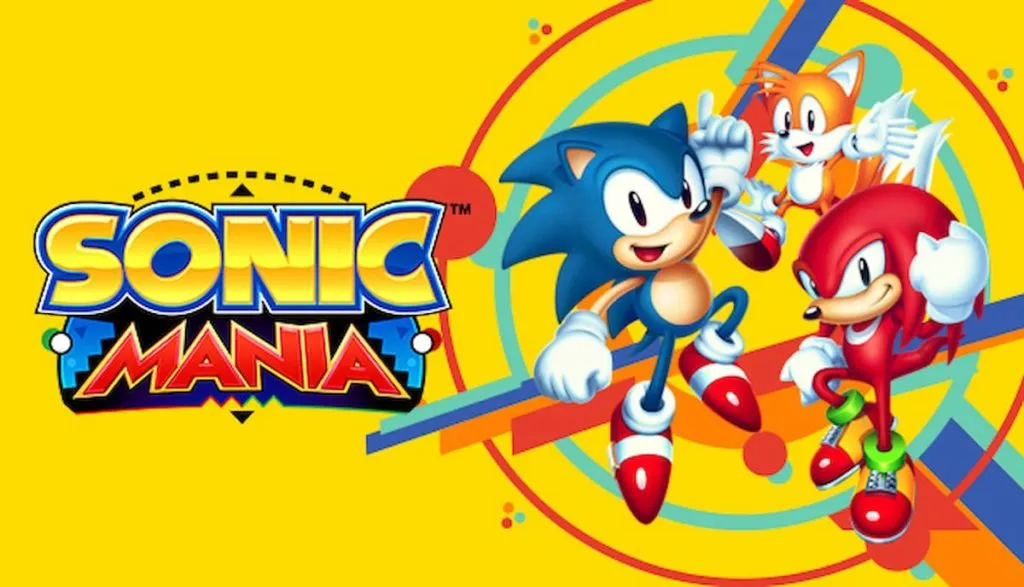 Sonic Mania title cover