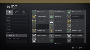 Top 15 Armor Mods in Destiny 2. Mods in collections screen.