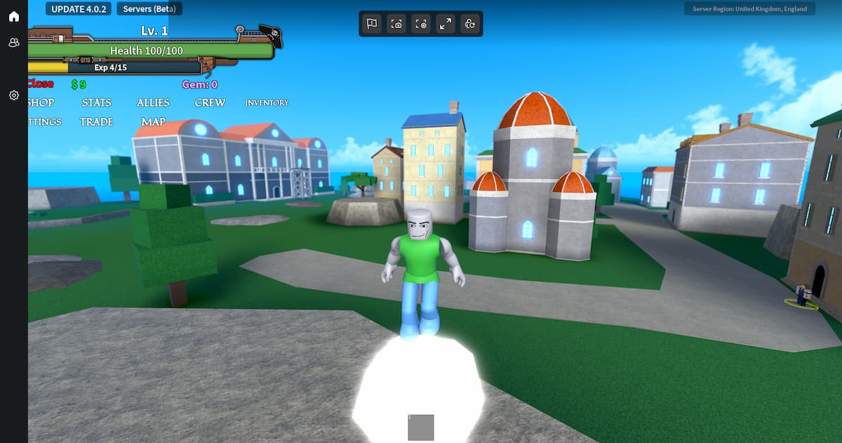 roblox king legacy map and levels 