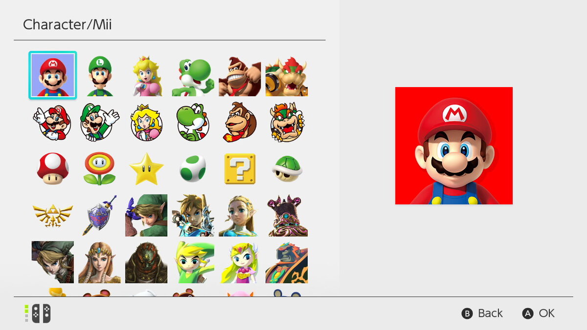 Nintendo Switch Icons