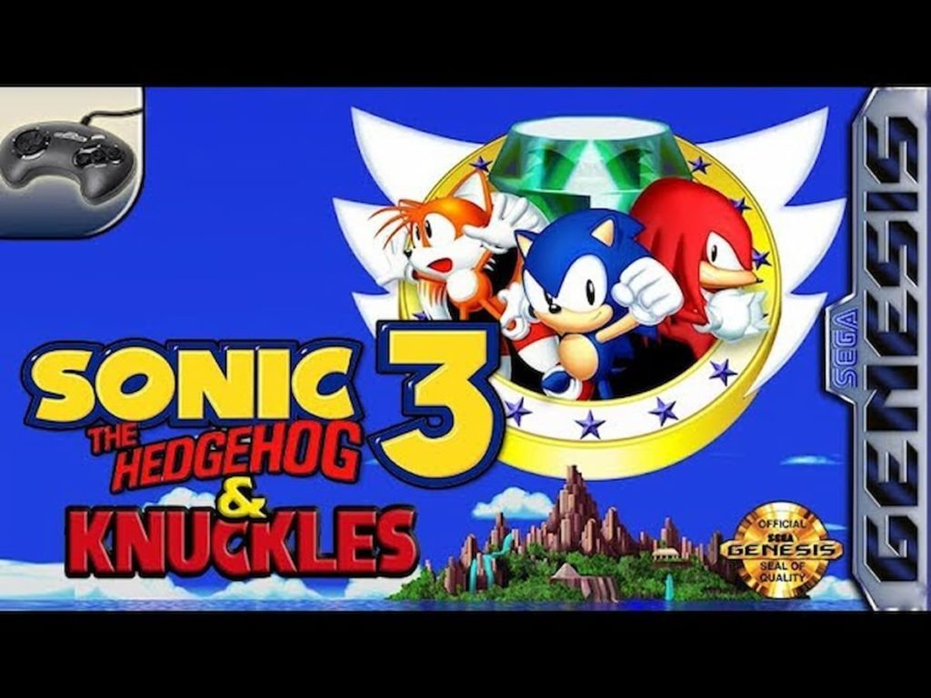 Sonic 3 and Knuckles genisis cover