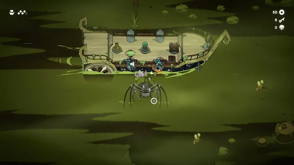 swamp spider in ship of fools