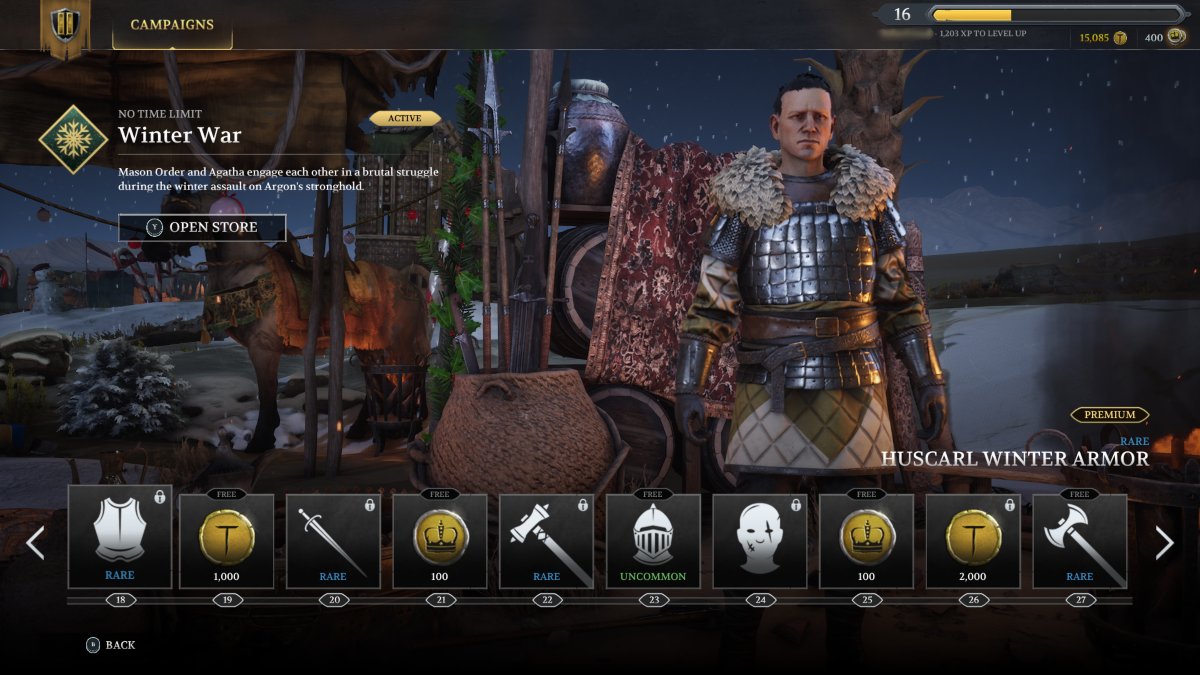 All Festive/Winter Armor in Chivalry 2 | Gamer Journalist