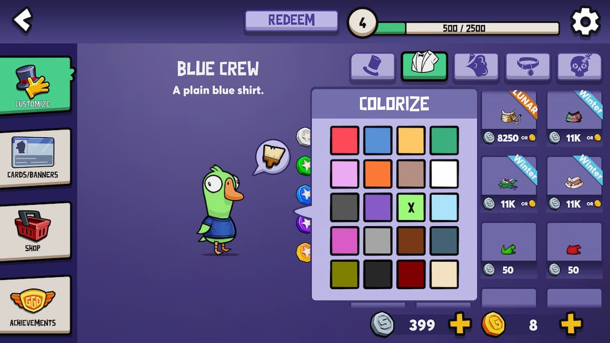 How to Change Colors and Customize in Goose Goose Duck Gamer Journalist