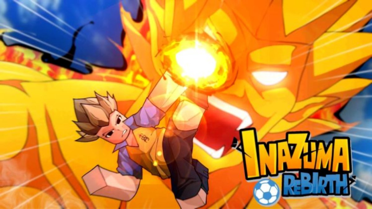 Inazuma Rebirth Art with a character kicking a fireball