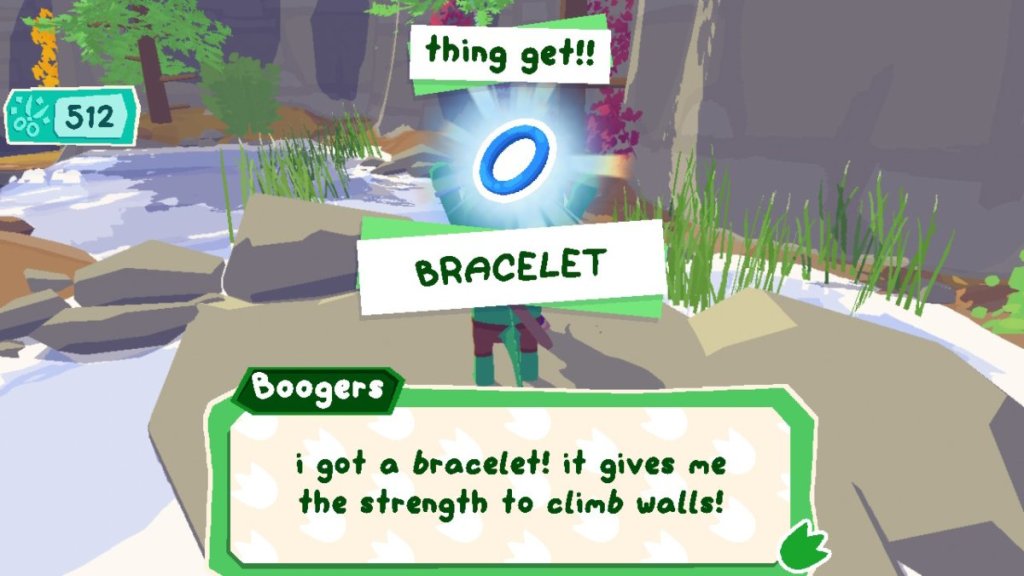 Blue Bracelet earned screen