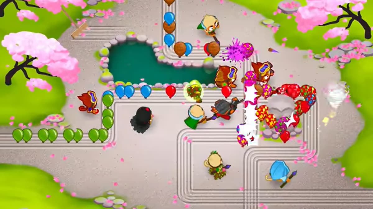 Monkeys Popping Balloons in Bloons TD 6