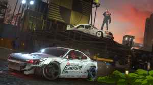 A white car in one of the the cover images of Need For Speed Unbound