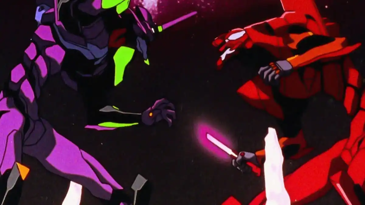 Scene from Neon Genesis Evangelion: Death & Rebirth 