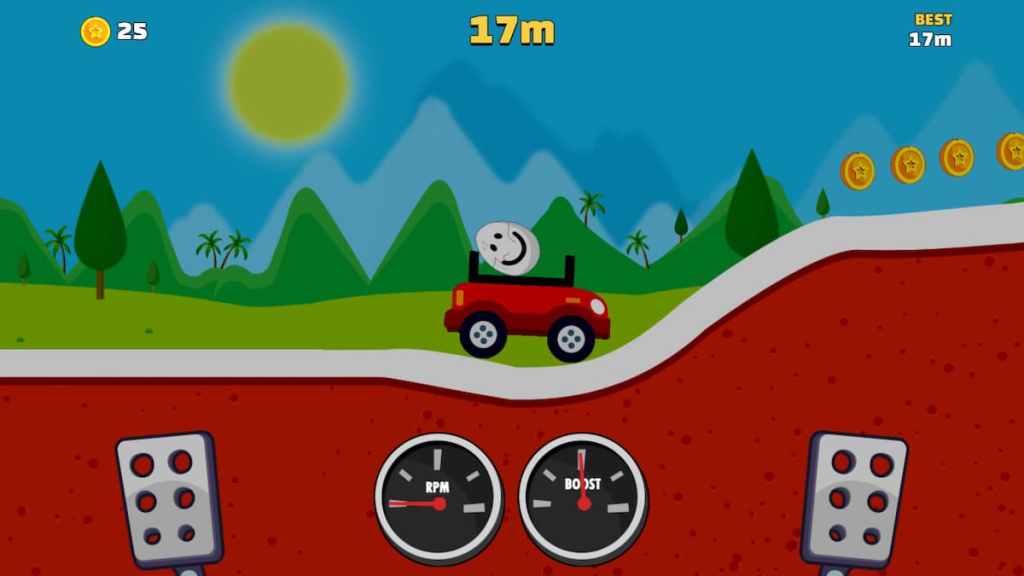 Playing Eggy Car on Eggy Car Official Site