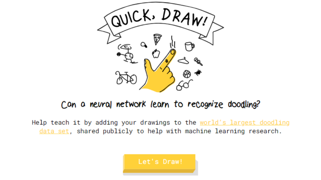 Quick, Draw! Game on Google
