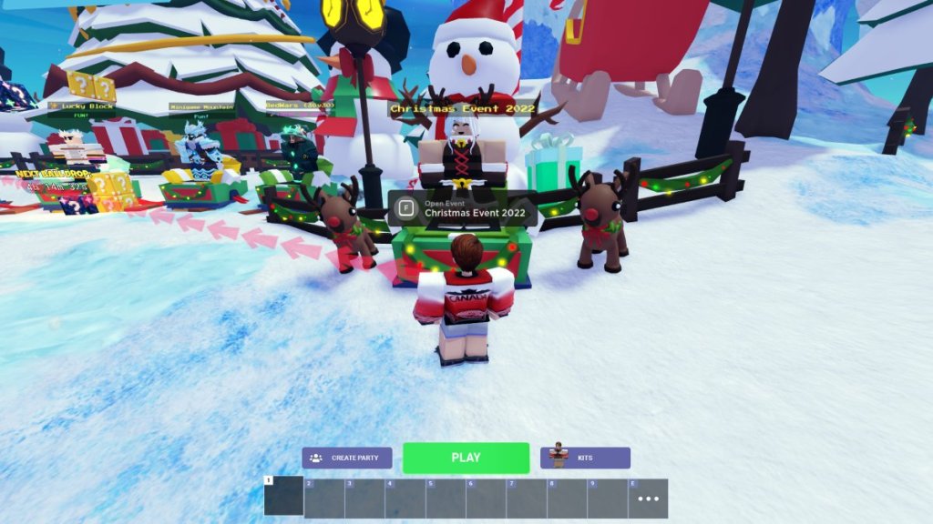 All Winter/Christmas Kits and Cosmetics in Roblox BedWars Gamer