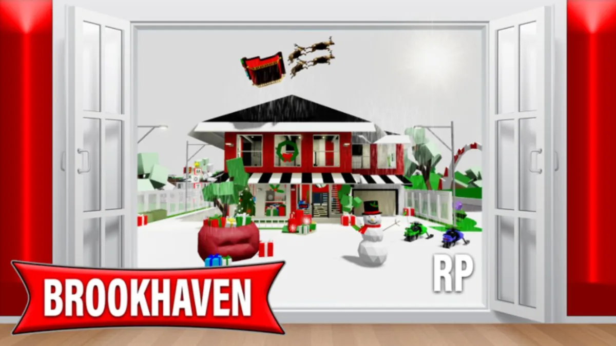 Roblox Brookhaven RP Christmas decorations banner