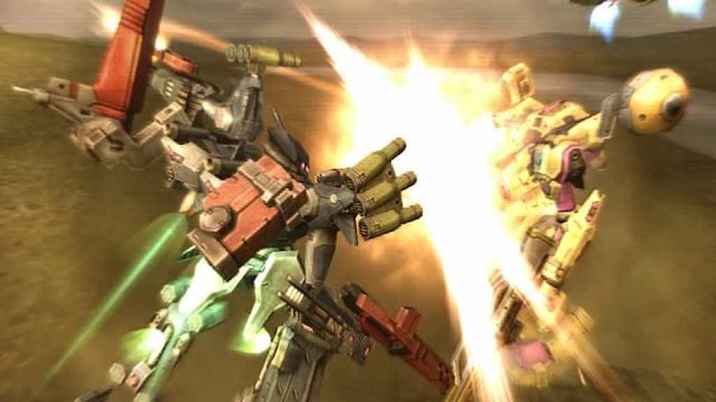Robot Explosion in Armored Core Last Raven