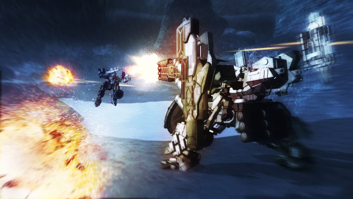Robot Fighting in Armored Core V