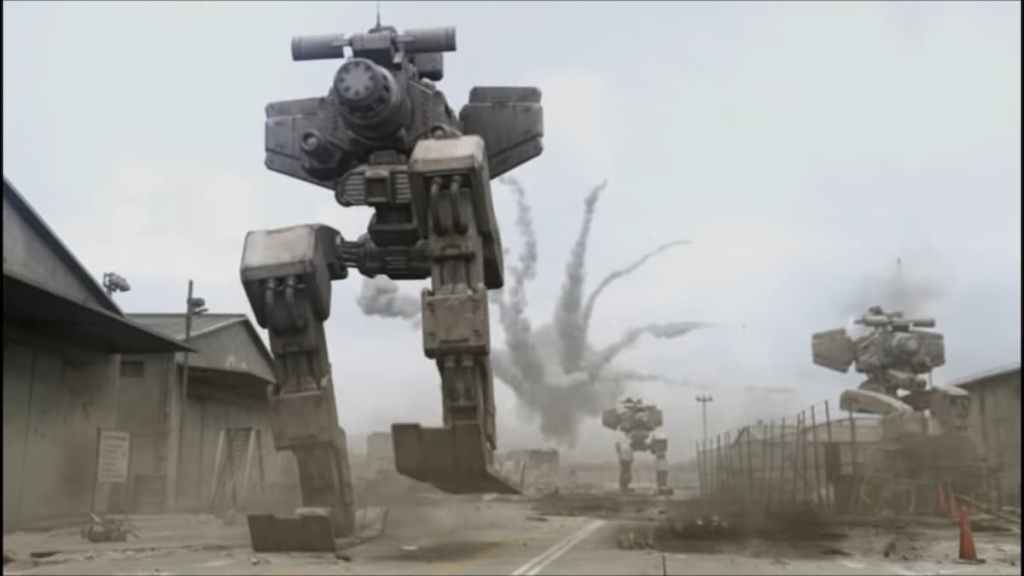 Robots Fighting Each Other in Armored Core For Answer