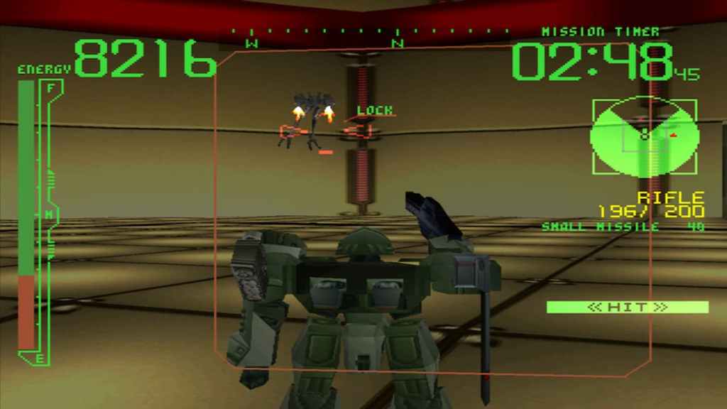 Shooting Robots in Armored Core