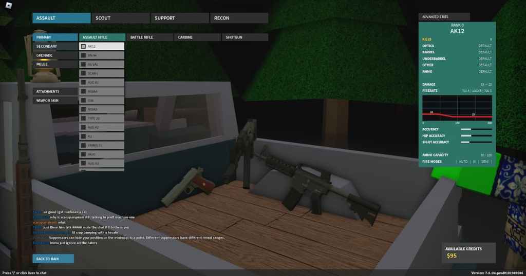 arsenal in phantom forces