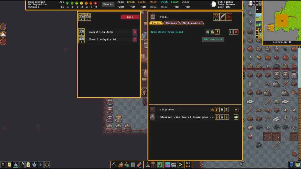 brewing in dwarf fortress