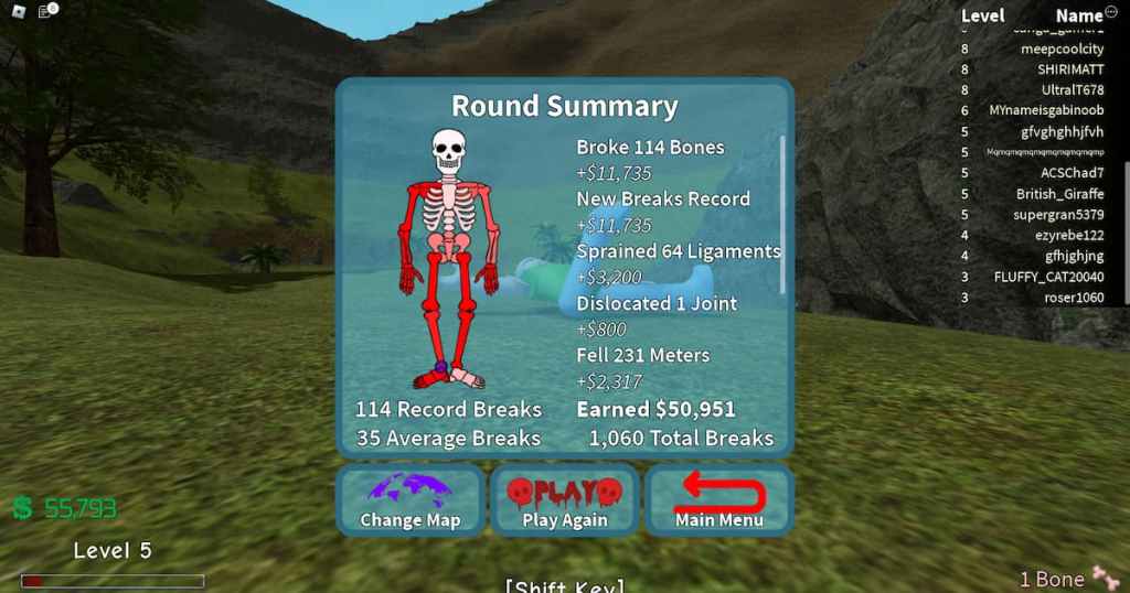 Roblox Broken Bones 4 cash hack - Cheats - GameGuardian