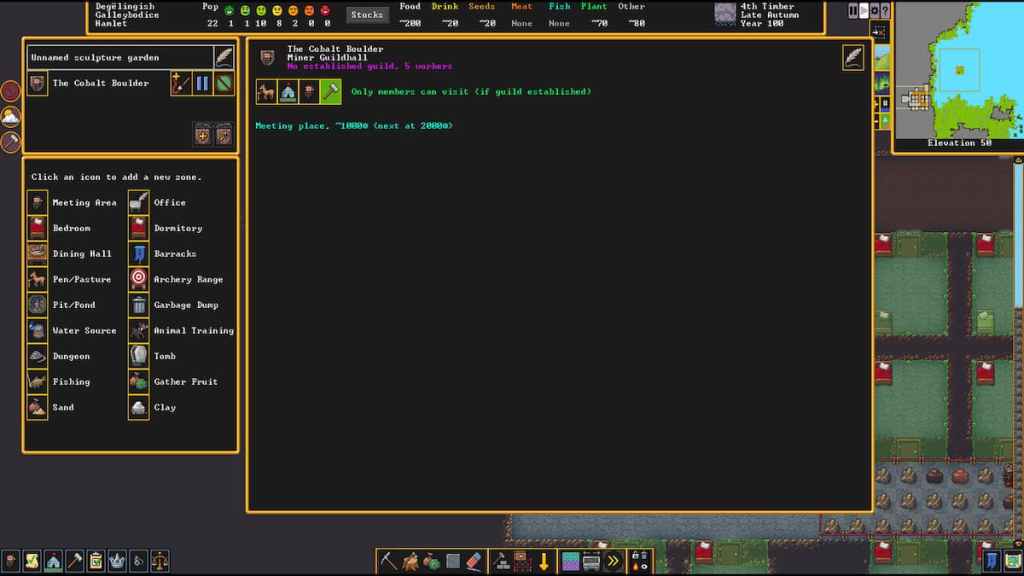 guildhall in dwarf fortress