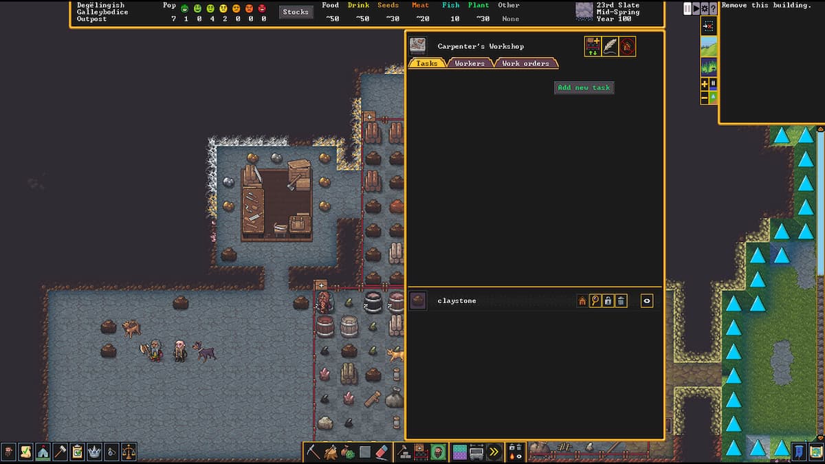 How To Break Walls And Remove Structures In Dwarf Fortress Gamer