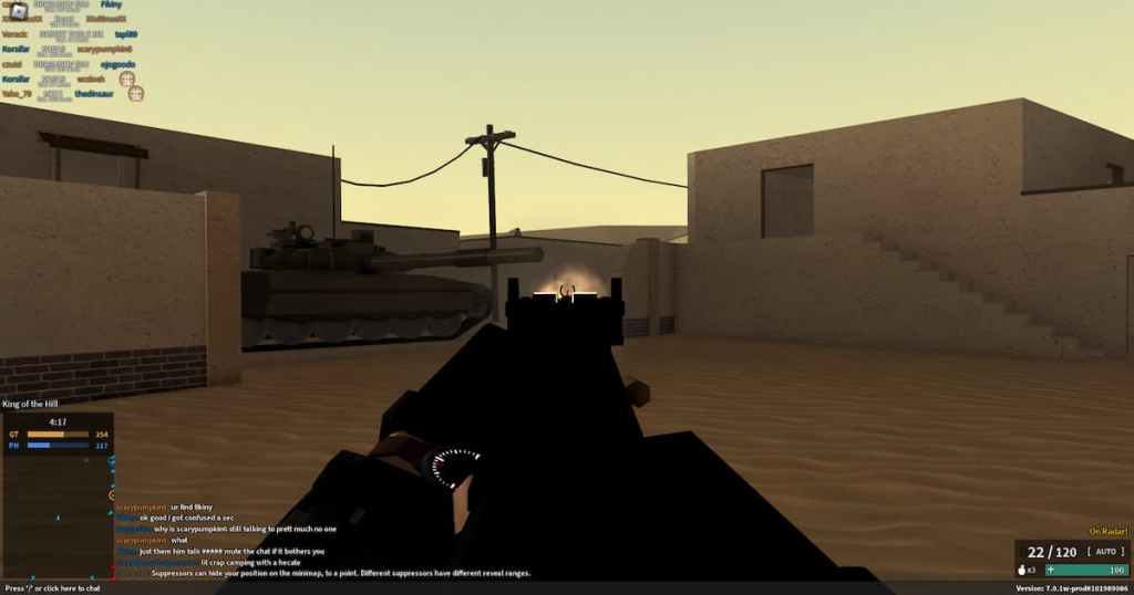 shooting in phantom forces