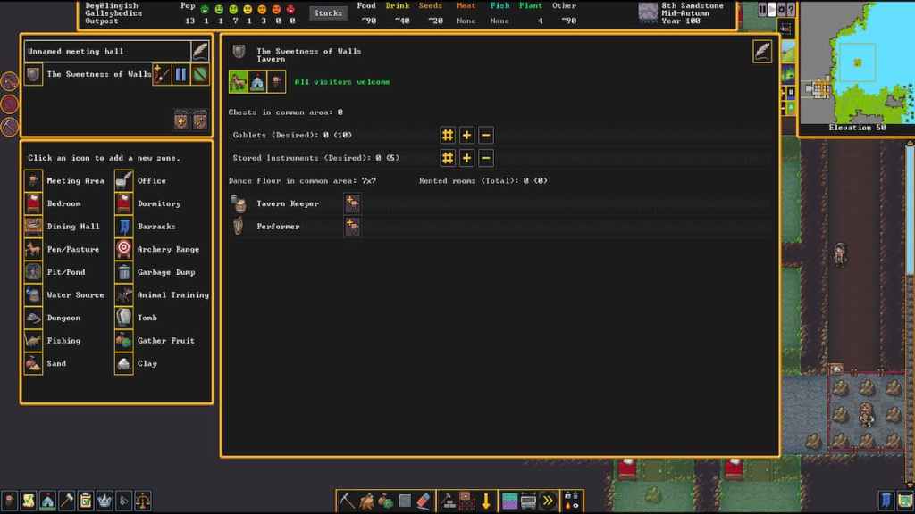 tavern in dwarf fortress