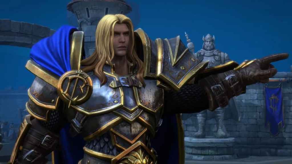 Arthas Menethil from Warcraft 3 Reforged
