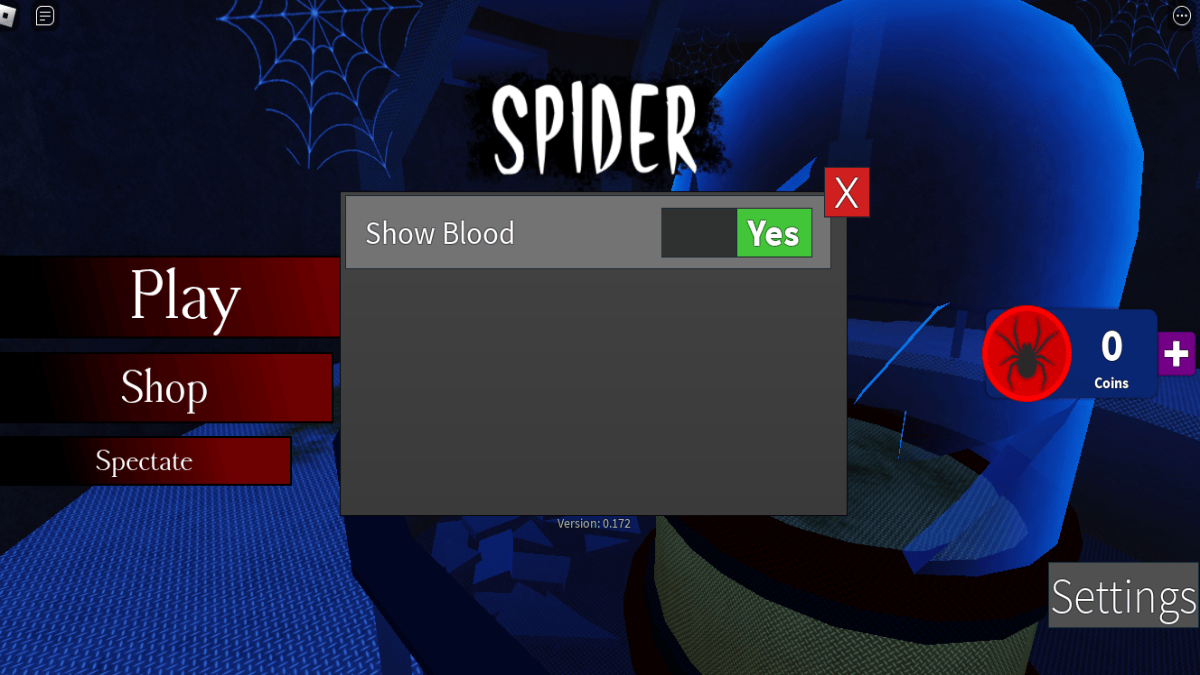 Spider Blood How to Turn Off Blood in Roblox Spider | Gamer Journalist