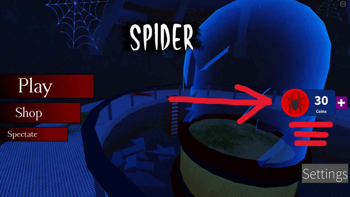 Coins in Roblox Spider