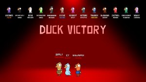 Duck Victory screen