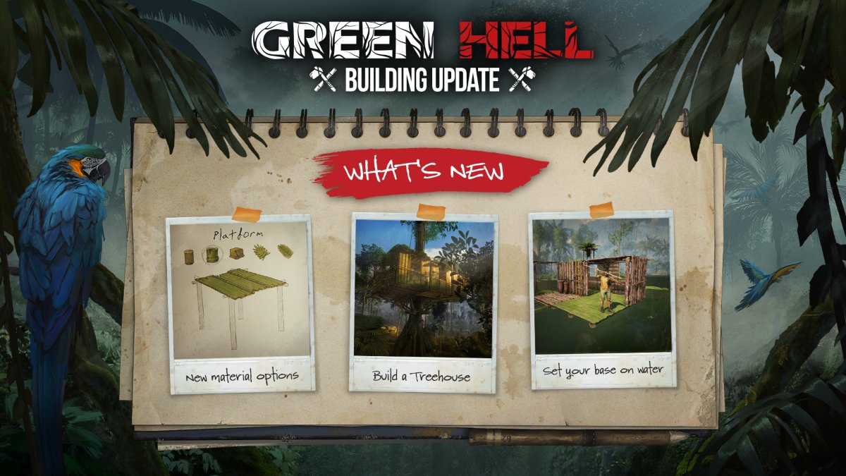 Green Hell Building Update Patch Notes Gamer Journalist