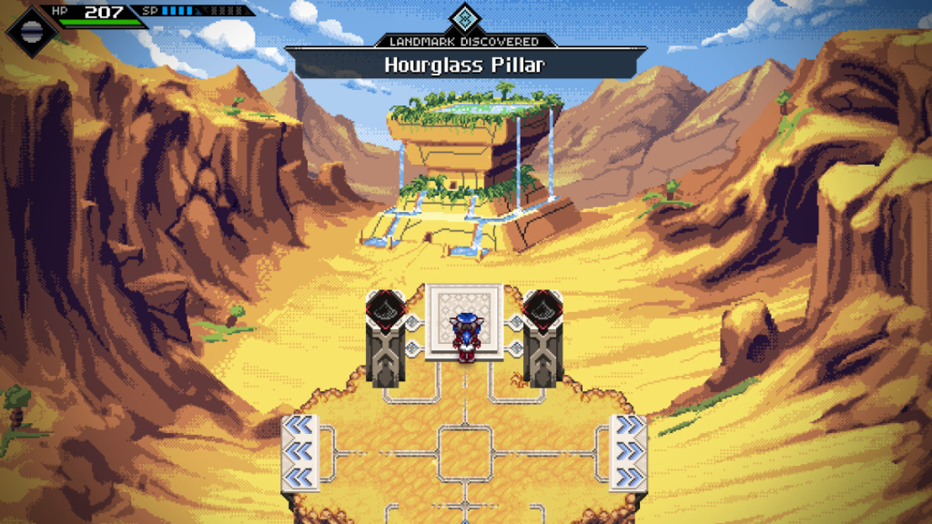 Hourglass Pillar in CrossCode