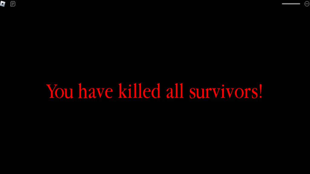 Killing All Survivors in Roblox Spider